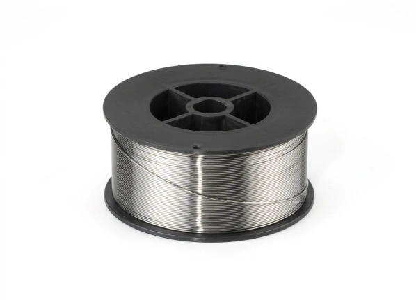 Industrial grade SS MIG wire spool for stainless steel welding, manufactured by a leading SS MIG wire supplier in India.
