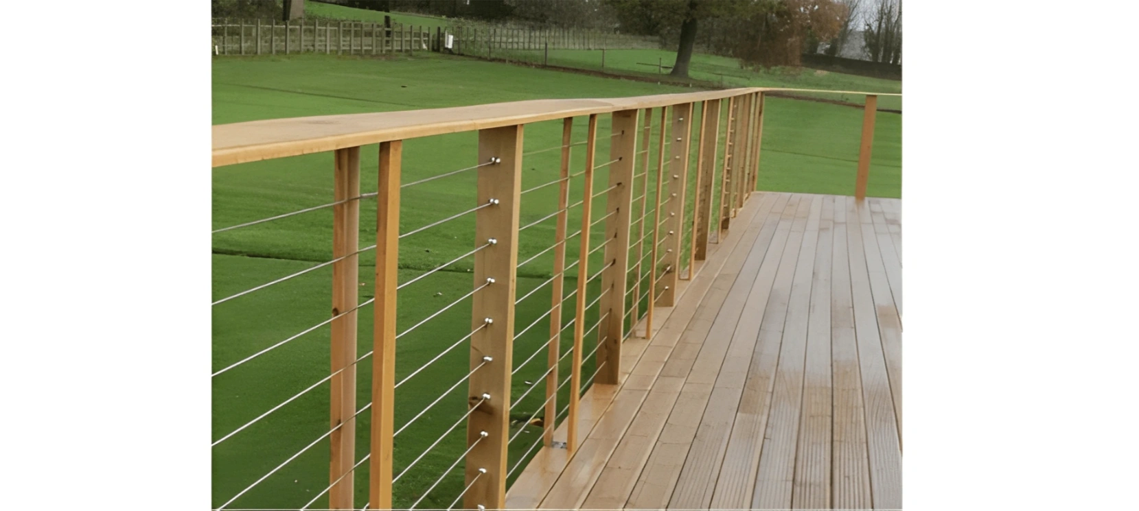 Wire fencing for security and boundary applications